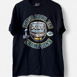 Vintage Green Bay Packers Shirt Mens Medium Super Bowl XLV Packers NFL Merch